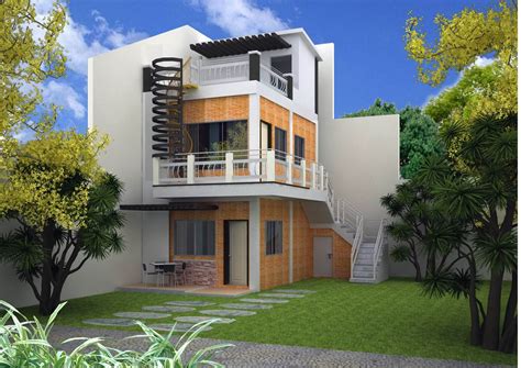 3 story house|simple 3 story house design.